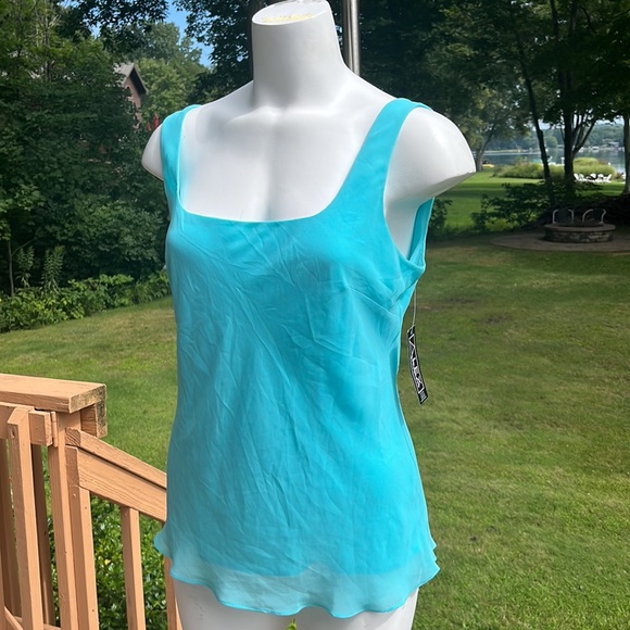 NWT Alex Evenings layered top L - Picture 2 of 9